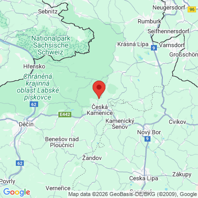 Google map: Kunratice 59, Děčín 2 40502